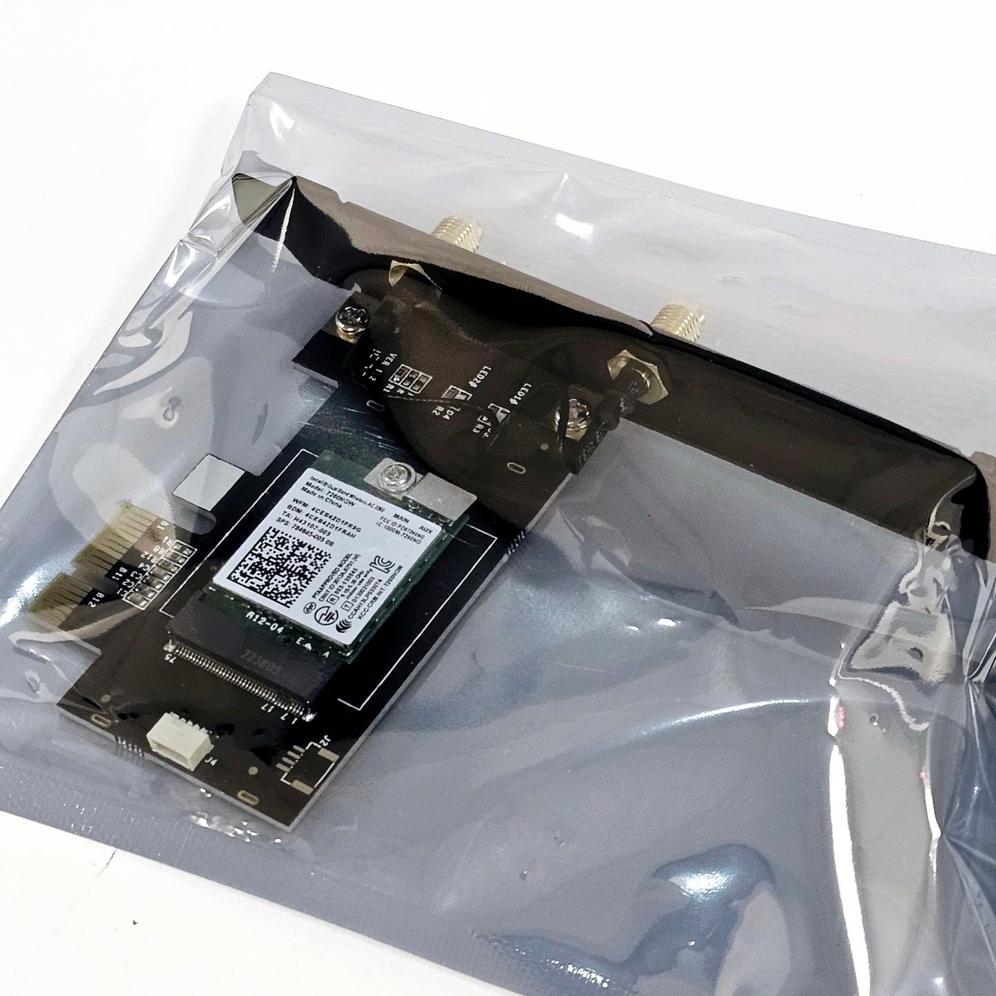 Intel Wireless Card 802.11ac + BT w/Antenna PCIe 1x