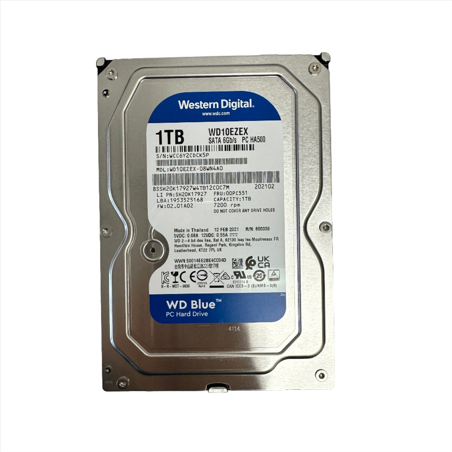 WD 1TB 3.5in SATA HDD Pulls