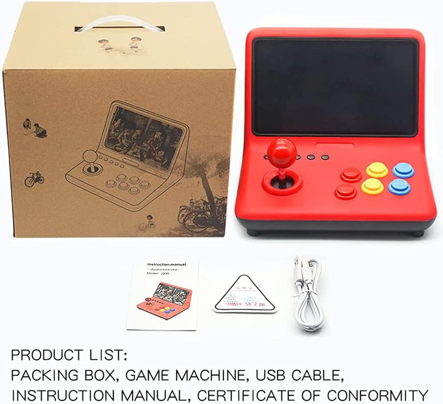 A12 Arcade Joystick Retro Portable Game Console 9-in 64GB