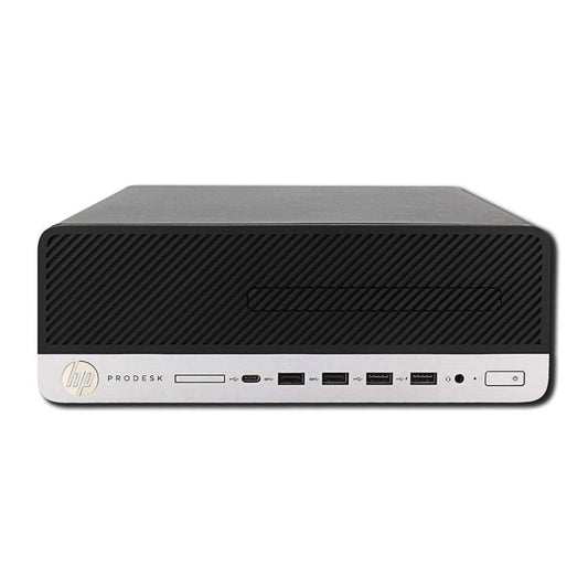 HP EliteDesk 705 G4 SFF, Business Desktop, AMD Ryzen 5 Pro 2400G, 16GB RAM, 256GB SSD, USB WIFI, Windows 11 Pro - Refurbished