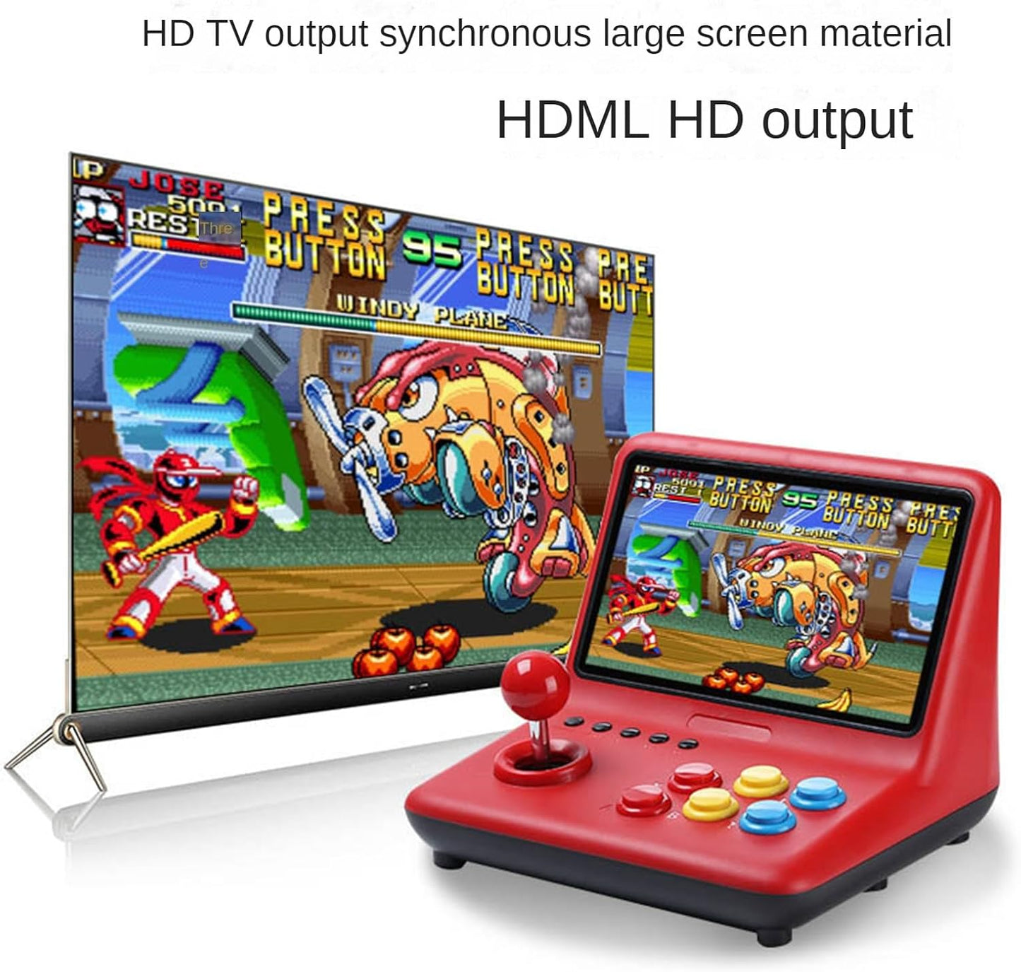 A12 Arcade Joystick Retro Portable Game Console 9-in 64GB
