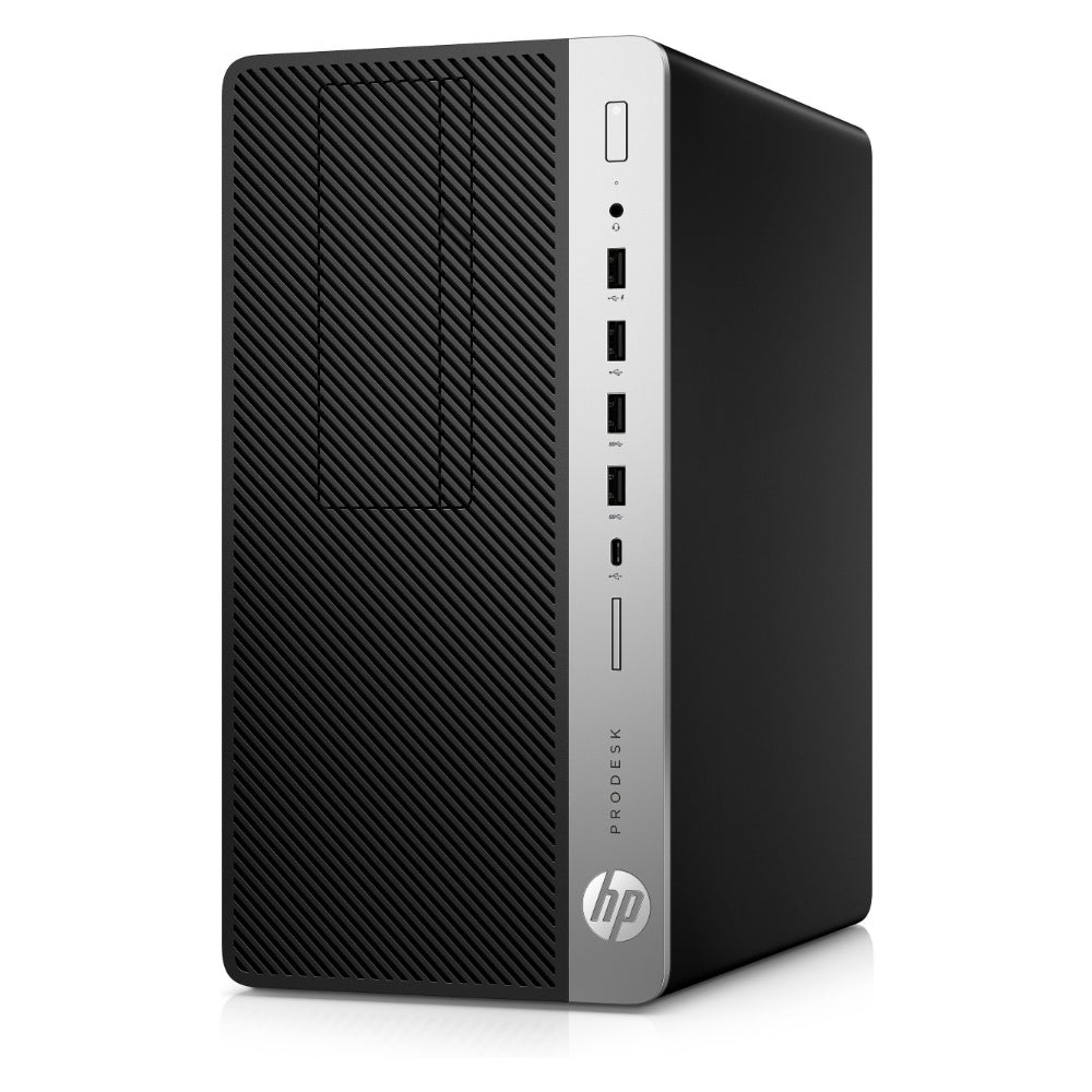 HP ProDesk 600 G5 Microtower Desktop, Intel Core i5-9400 or i7-9700, 16GB RAM, 512GB SSD, USB WIFI, Windows 11 Pro - Refurbished