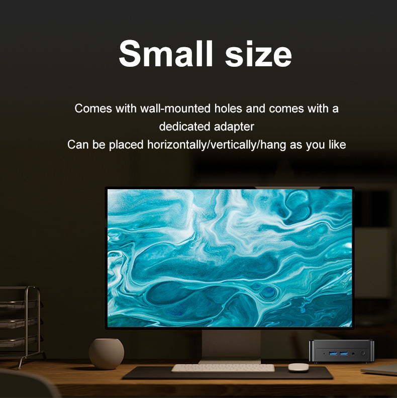 Samco GB01-150 Mini PC, Intel N150, 16GB RAM, 512GB SSD, Wi-Fi and Bluetooth, Windows 11 Pro