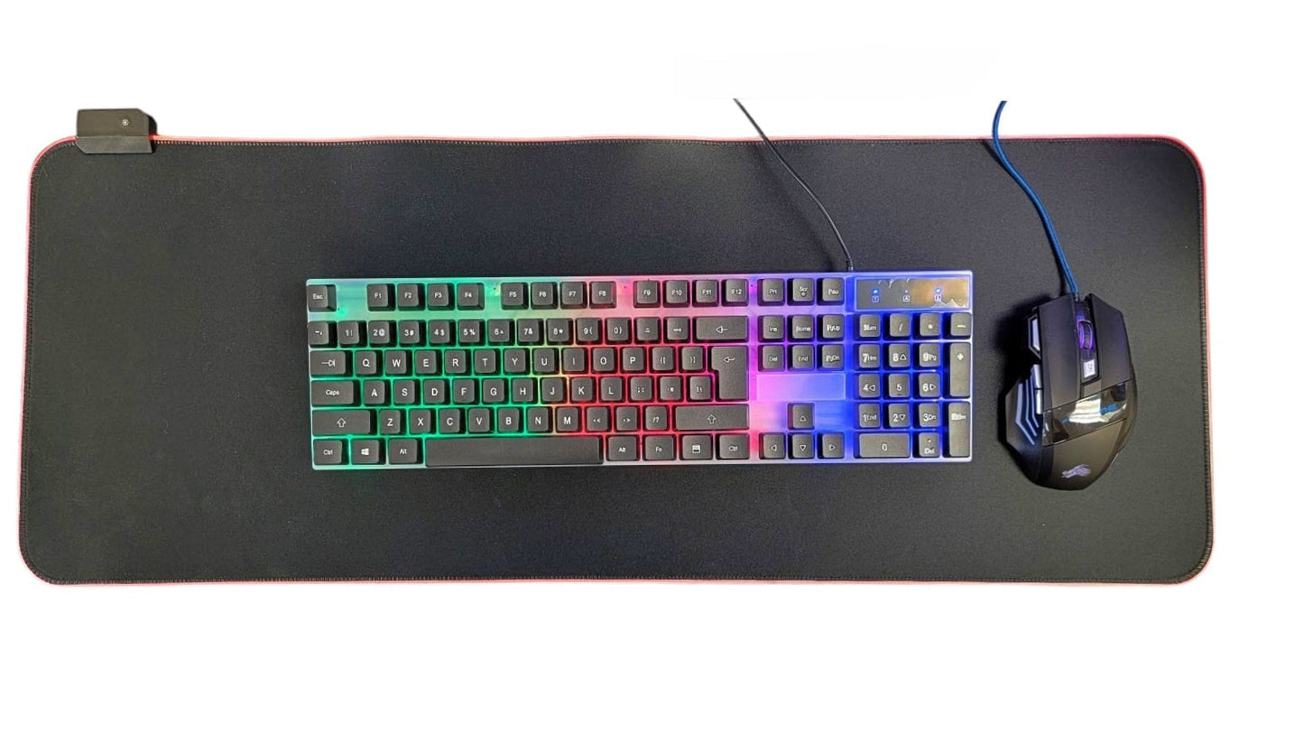 CTO Gaming GX242-BK MT Intel Core i5-8500 32GB 1TB SSD AMD RX590 Wi-Fi 6 W11P w/RGB Keyboard, Mouse, Mousepad - Refurb