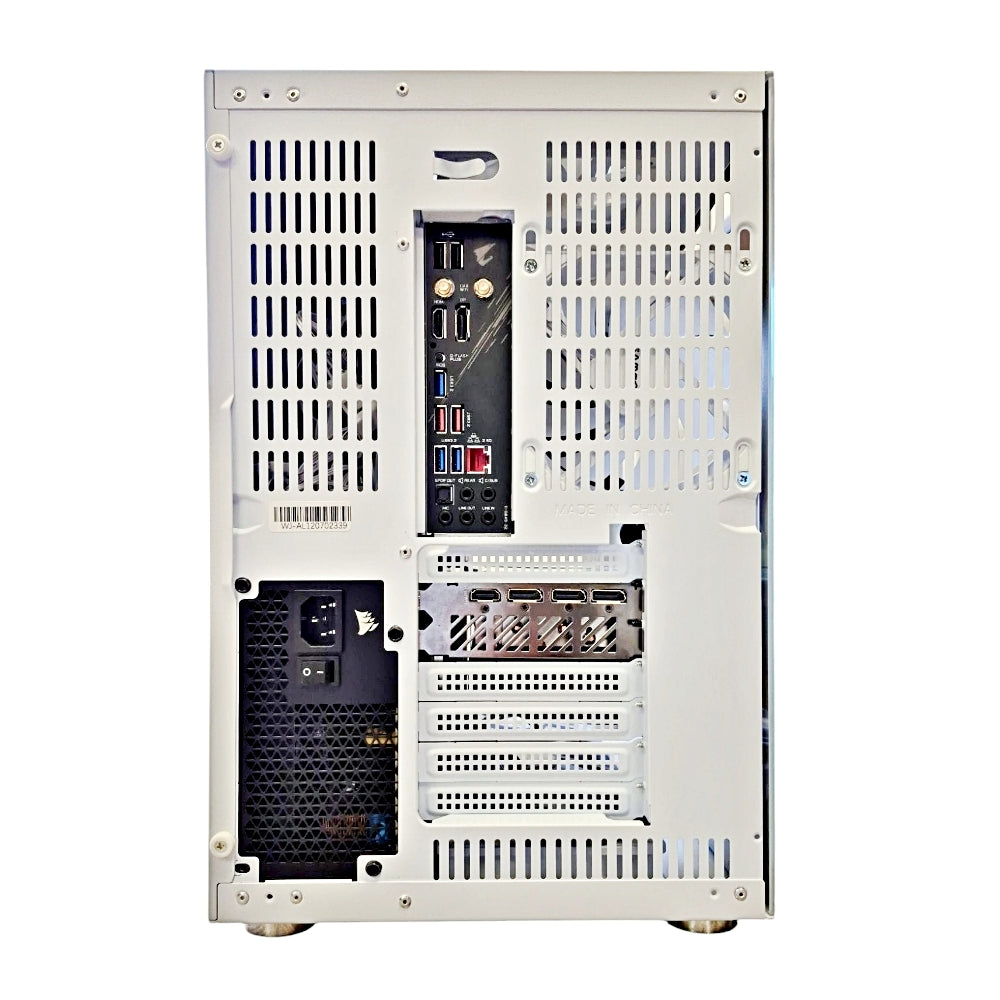 Samco GC01-820 Gaming PC AMD Ryzen 7 5800XT 32GB RAM 2TB SSD Nvidia RTX4080 16GB W11P Refurb - White