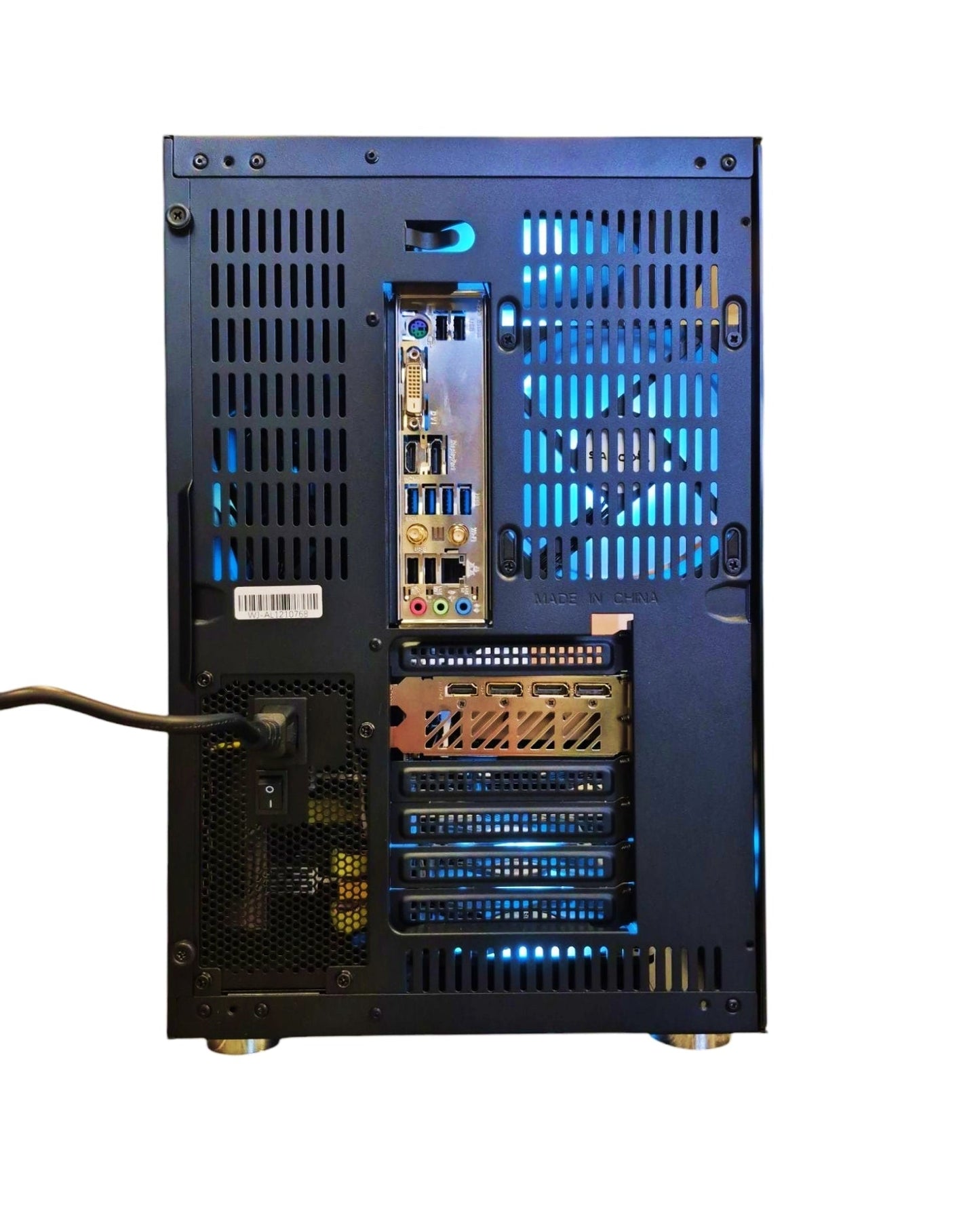 Samco GC01-800 Mid-Tower Gaming PC AMD Ryzen7 5800XT 16GB 1TB SSD Nvidia RTX 4070 W11P Black - Refurb