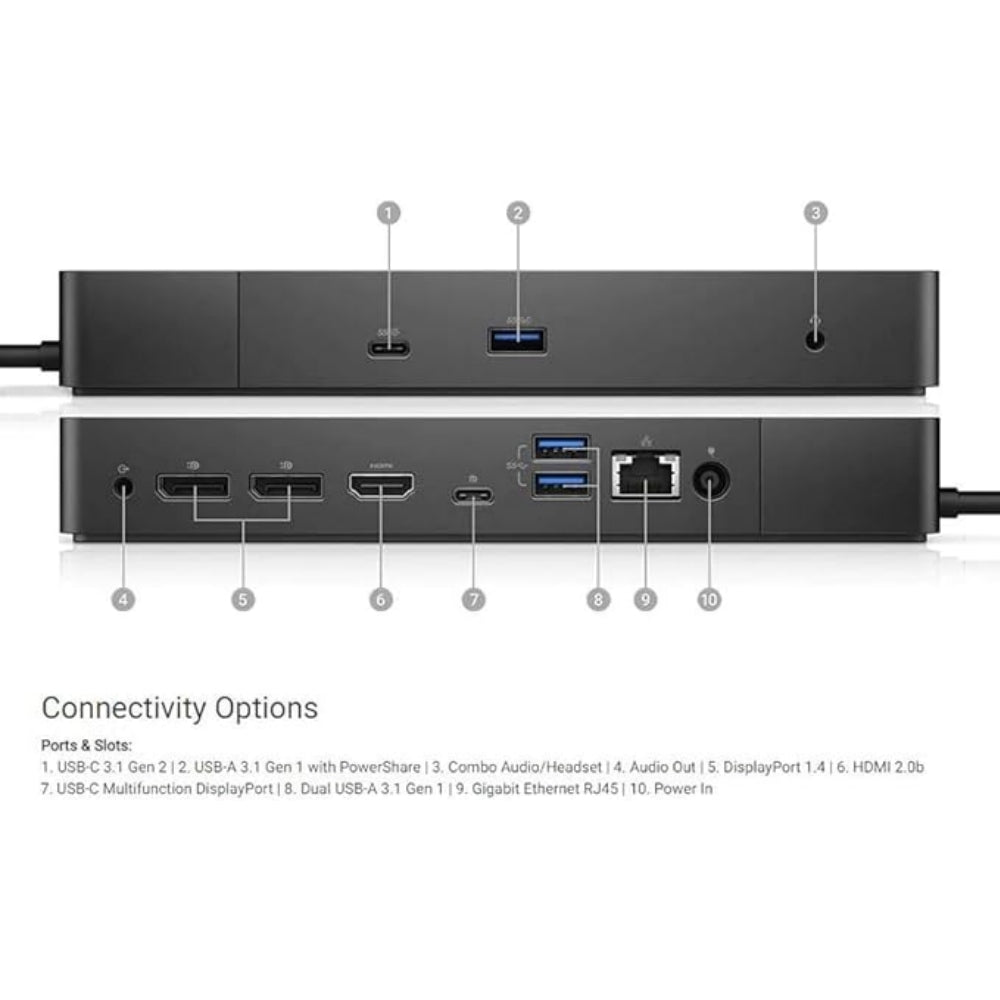 Dell WD19 USB-C Docking Station - Refurbished