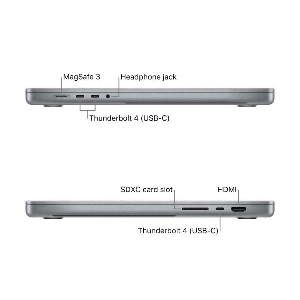 Apple MacBook Pro (16-inch, 2021) M1 Max 10-Core 32GB 512GB SSD 3456 x 2234 Space Gray Refurb