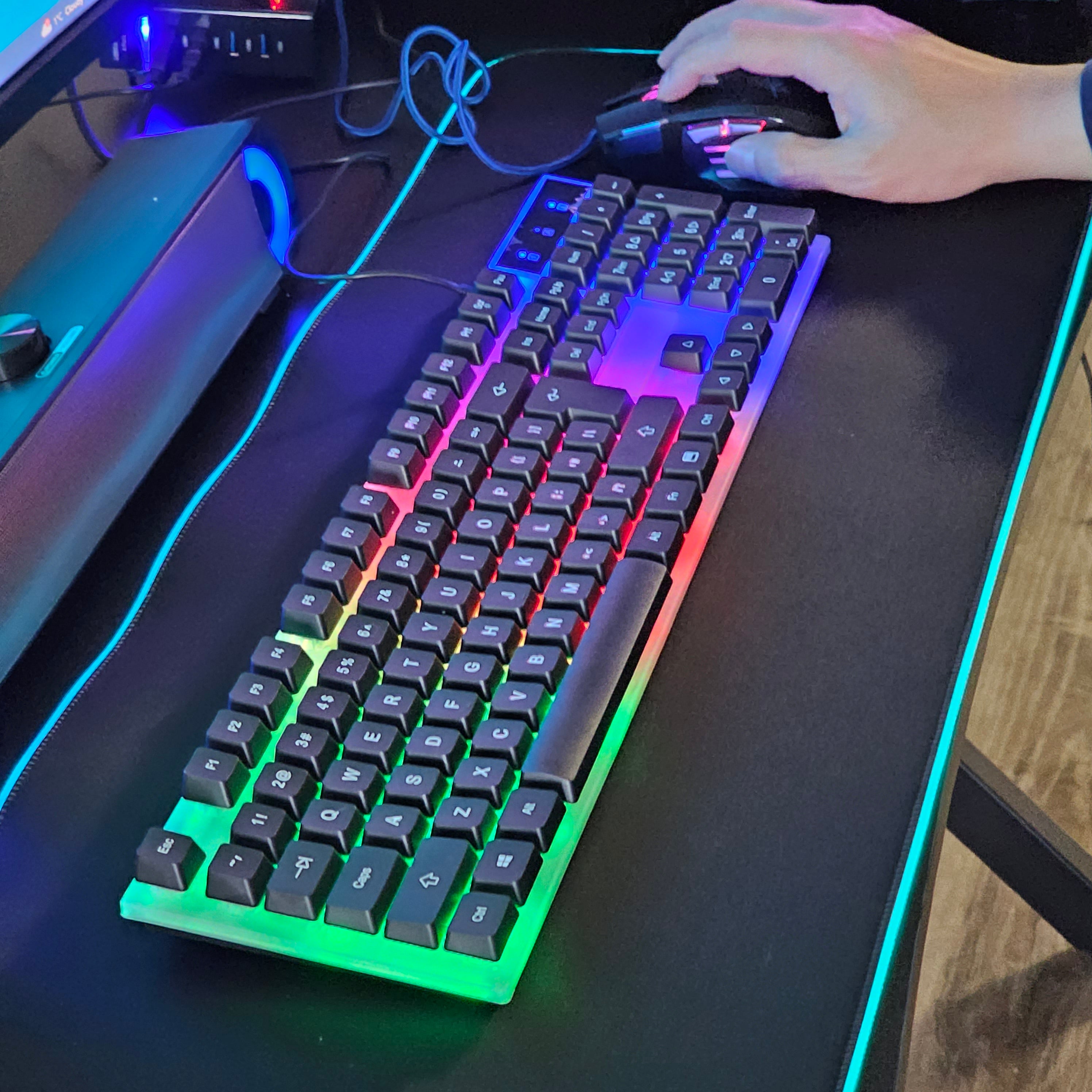 Keyboard Color Usb USB Keyboard RGB Black – CTO TECHNOLOGY
