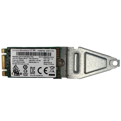 Union Memory 256GB M.2 2242 NVMe PCIe 3.0 SSD Pulls w/2280 adaptor