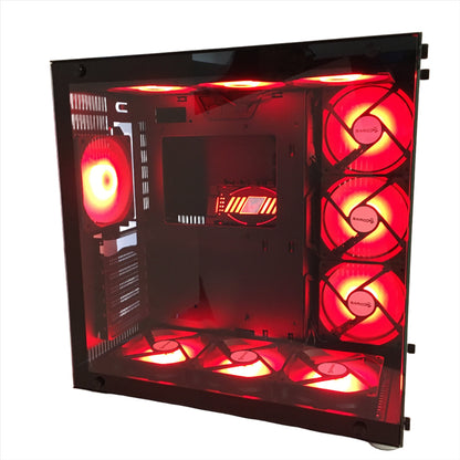 Samco UFOII Computer Case (Black) with 1 x 120mm RGB Fan