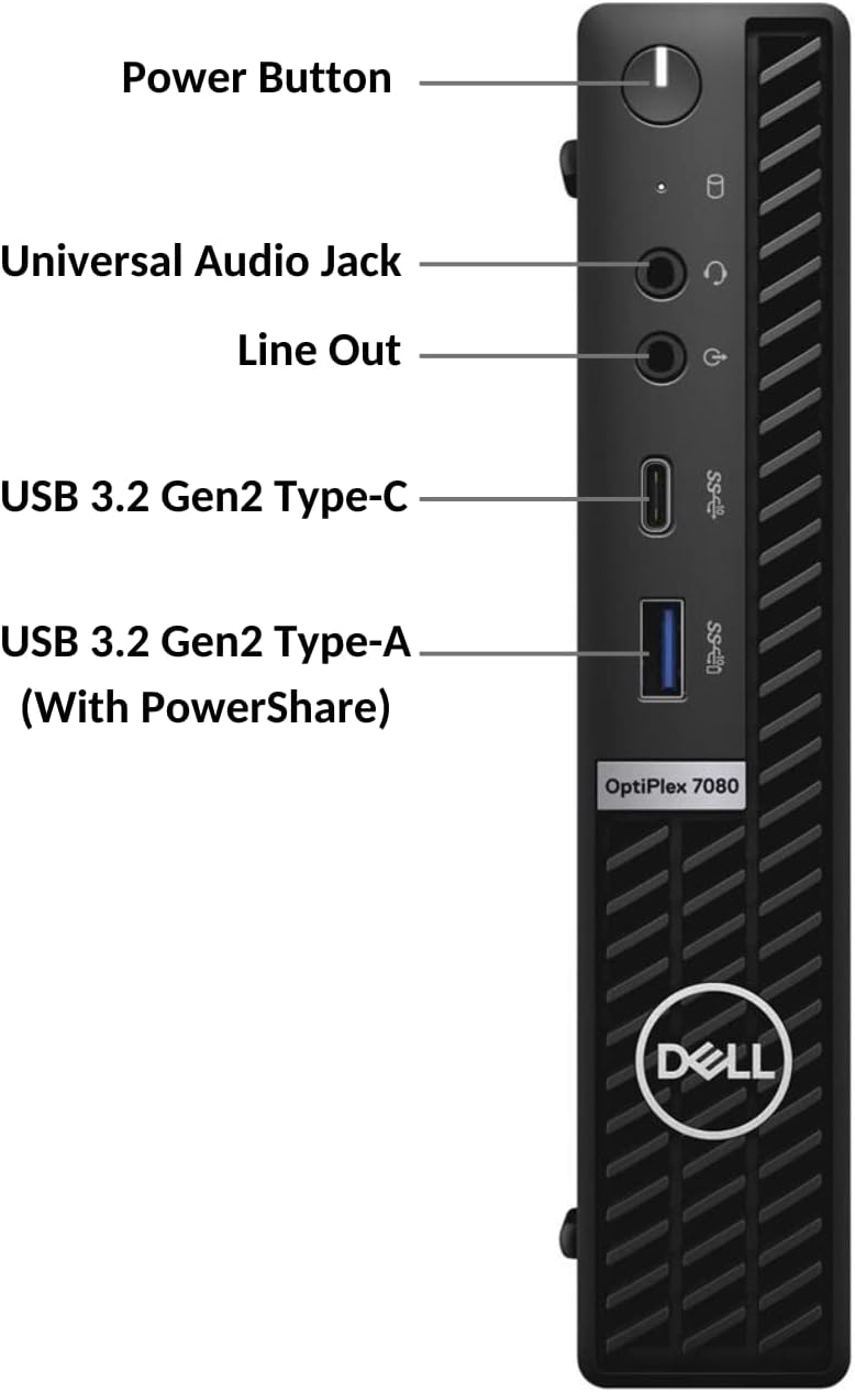 Dell OptiPlex 7080 Micro CI5-10500T 16GB 512GB SSD WIFI W11P Refurbished