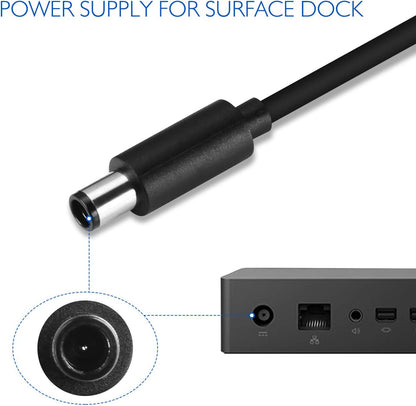Microsoft Surface 90W 1749 AC Charger for Surface Dock - Pulls