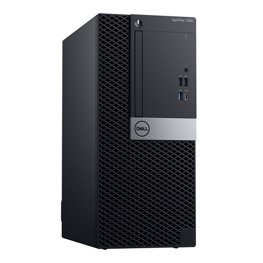 Dell OptiPlex 7060 MT, Business Desktop, Intel Core i5-8500, 16GB RAM, 512GB SSD, USB Wi-Fi, Windows 11 Pro - Refurbished