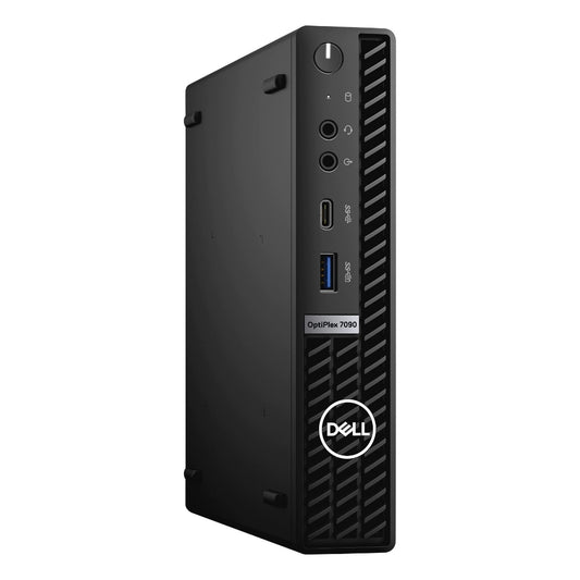 Dell OptiPlex 7090 Micro, Business Desktop, Intel Core i5-10500T or i7-10700T, 16GB RAM, 512GB SSD, Wi-Fi 6, Windows 11 Pro - Refurbished