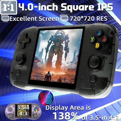 R46S Handheld Game Console 4 inch 64GB (Black/White)