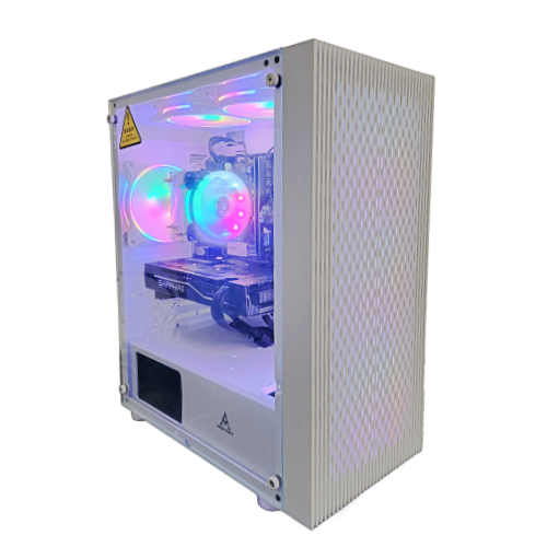 CTO LC-32H Mid Tower Computer Case w/ 6x 120mm RGB FAN (SGQ120) - Black and White Avaliable