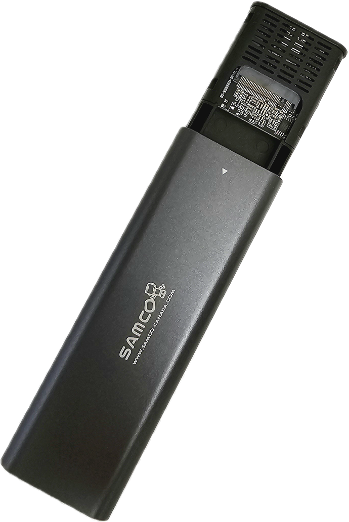 SAMCO M2 SATA/NVME USB3.2 10Gbps External SSD Enclosure