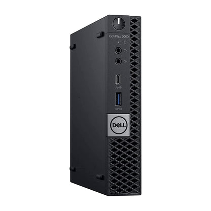 Dell OptiPlex 5060 Micro, Business Desktop, Intel Core i5-8600T, 16GB RAM, 512GB SSD, USB Wi-Fi, Window 11 Pro - Refurbished