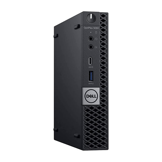 Dell OptiPlex 5060 Micro, Business Desktop, Intel Core i5-8600T, 16GB RAM, 512GB SSD, USB Wi-Fi, Window 11 Pro - Refurbished