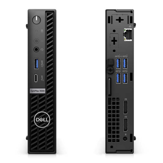 Dell Optiplex 5000 Micro, Business Desktop, Intel Core i5-12400T, 16GB RAM, 512GB SSD, Wi-Fi 6, Window 11 Pro - Refurbished