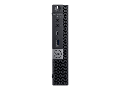 Dell OptiPlex 5060 Micro, Business Desktop, Intel Core i5-8600T, 16GB RAM, 512GB SSD, USB Wi-Fi, Window 11 Pro - Refurbished