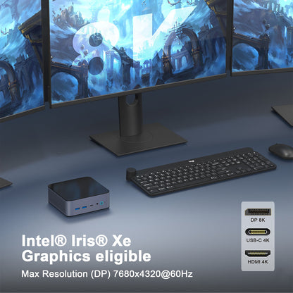 SAMCO GT01-790 Mini PC Intel Core i7-11390H 32GB 1TB SSD W11P New