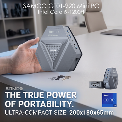 SAMCO GT01-920 Mini PC CI9-12900H 32GB 1TB NVMe PCIe 4 WIFI6 W11P