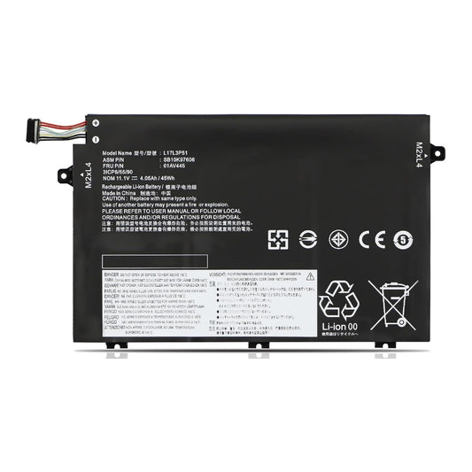 L17L3P51 Internal Laptop Battery for Lenovo ThinkPad E480 E490 E590 E14 E15 Series 11.1V 45Wh