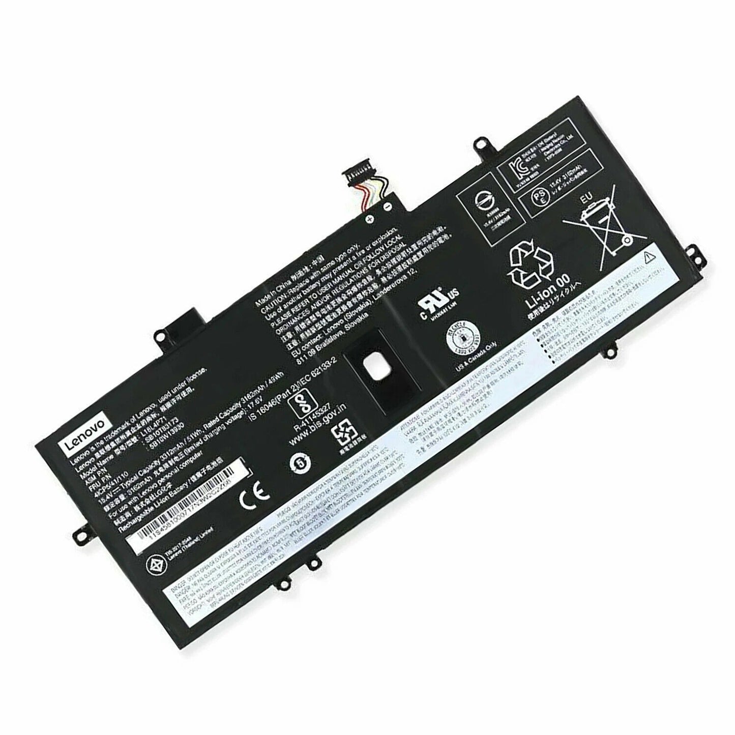Lenovo L18L4P71 Laptop Battery for Lenovo Thinkpad X1 Carbon 7th 8th