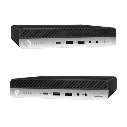 HP Prodesk 600 G4 DM, Business Desktop, Intel Core i7-8700T, 16GB RAM, 512GB SSD, Wi-Fi, Windows 11 Pro - Refurbished