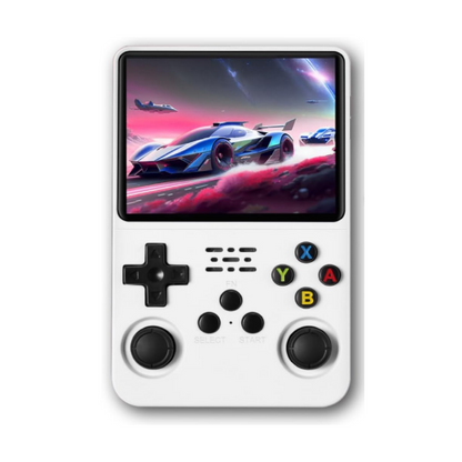 R36S Handheld Game Console 3.5 inch 64GB (Black/White)