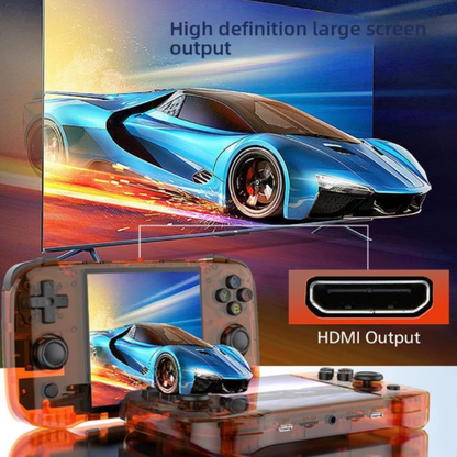 R46S Handheld Game Console 4 inch 64GB (Black/White)