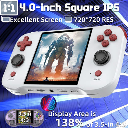 R46S Handheld Game Console 4 inch 64GB (Black/White)
