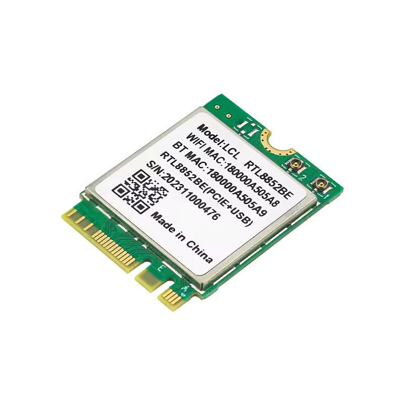 M.2 WIFI 6 + BT 5.2 Dual Band 1800Mbps Card