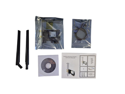 PCIe WIFI 6 + BT 5.2 Dual Band 1800Mbps Card