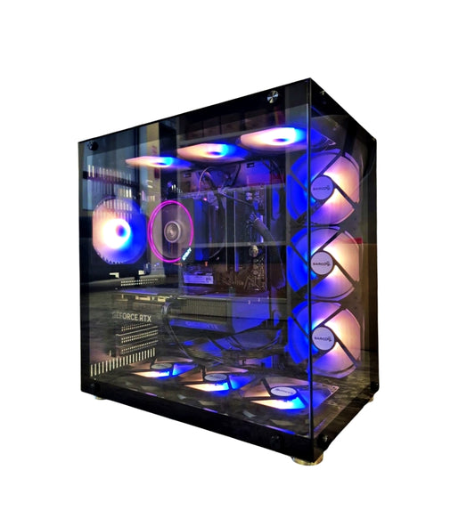 Samco GC01-800 Mid-Tower Gaming PC AMD Ryzen7 5800XT 16GB 1TB SSD Nvidia RTX 4070 W11P Black - Refurb