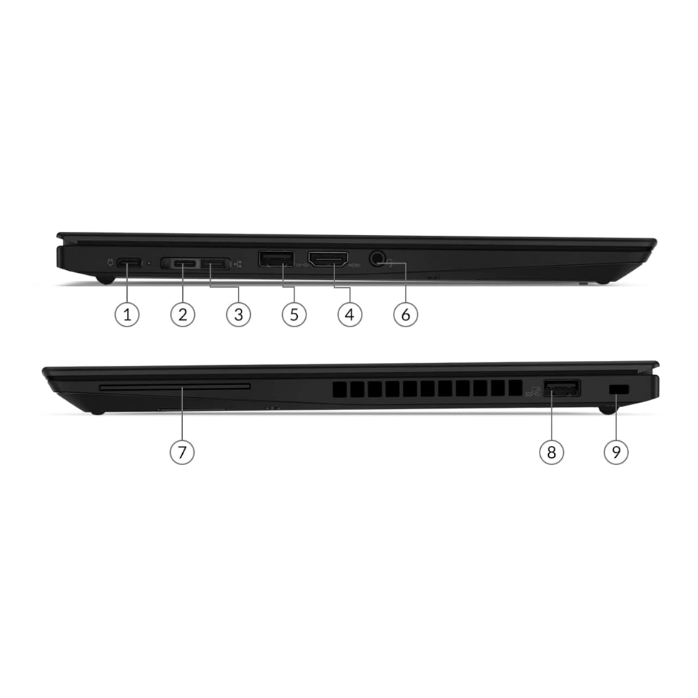 Lenovo ThinkPad T14s Gen2, Business Laptop, Intel Core i7-1185G7, 16GB RAM, 512GB SSD, 14", FHD, Windows 11 Pro Black Refurbished