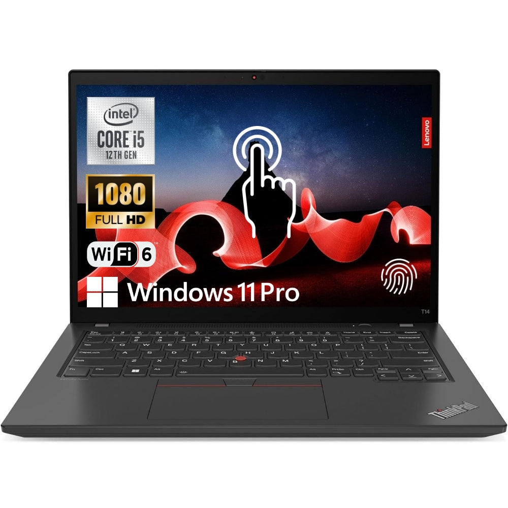 Lenovo ThinkPad T14 Gen3, Business Laptop,Intel Core i5-1235U, 16GB  RAM, 512GB SSD, 14", FHD, Windows 11 Pro Refurbished