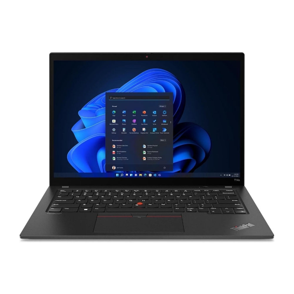 Lenovo ThinkPad T14s Gen 3, Business Laptop, Intel Core i7-1270P, 32GB RAM, 1TB SSD, 14" FHD, Touchscreen, Windows 11 Pro - Refurbished